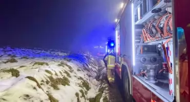 Pożar budynku mieszkalnego w Łękawicy – szybka akcja służb