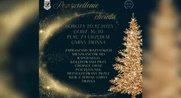 Świąteczna sobota w Gminie Świnna: Rozświetlenie choinki i spotkanie dla samotnych