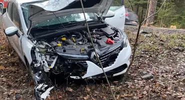 Zdarzenie drogowe na ul. Zakopiańskiej w Ślemieniu