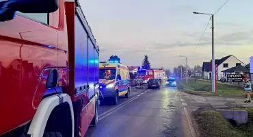 Kolizja dwóch aut na ul. Żywieckiej w Łodygowicach