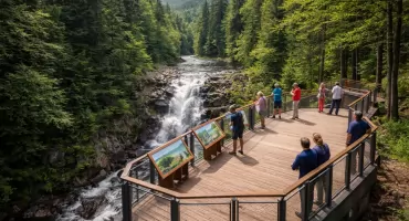 Nowa platforma widokowa w Sopotni Wielkiej: turystyka w zgodzie z naturą