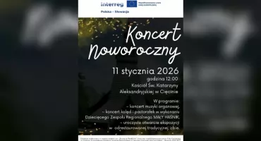 Koncert Noworoczny w Cięcinie 2026: Muzyka organowa, Mały Haśnik i nowa izba regionalna