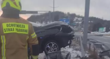 Zdarzenie drogowe na drodze ekspresowej S1