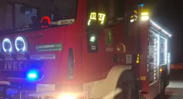 Zalana piwnica w Ciścu – interwencja strażaków