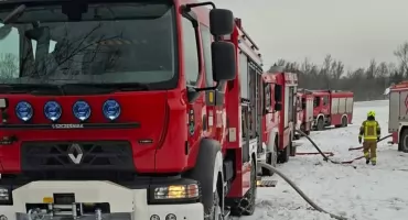Pożar budynku mieszkalnego w Wieprzu