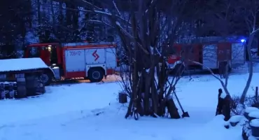 Pożar budynku mieszkalnego w Przyborowie
