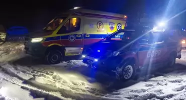 Intensywna noc sylwestrowa w Beskidach. Liczne interwencje ratowników GOPR