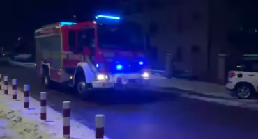 Pożar sadzy w przewodzie kominowym w Milówce