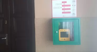 Nowy defibrylator AED w remizie OSP Oczków