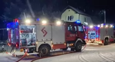 Pożar budynku gospodarczego w Juszczynie