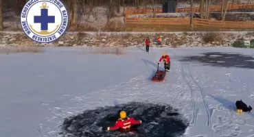 Zamarznięte tylko z pozoru – Jezioro Żywieckie śmiertelnie niebezpieczne