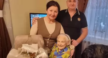 103. urodziny Pani Anny Mrowiec z Jeleśni