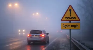 Uwaga na gęstą mgłę – obowiązuje ostrzeżenie meteorologiczne