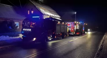 Pożar sadzy w przewodzie kominowym w Jeleśni