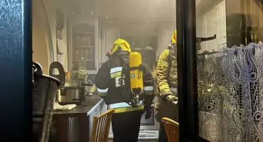 Pożar budynku mieszkalnego w Przyborowie