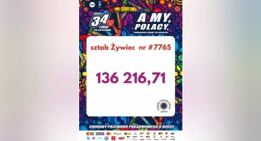 Wynik WOŚP Żywiec 2026: Sztab przy MCK zebrał ponad 136 tysięcy złotych