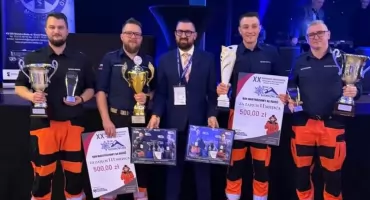 Żywieccy ratownicy na podium międzynarodowych mistrzostw. Ogromny sukces w ekstremalnych warunkach