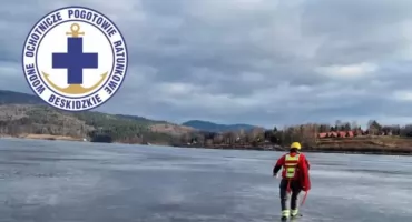 Niebezpieczna interwencja na Jeziorze Żywieckim