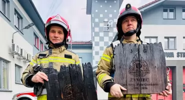 Uroczyste pożegnanie strażaków PSP w Żywcu