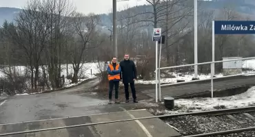 Zakończenie modernizacji przejazdów kolejowo-drogowych w Milówce