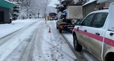Niebezpieczne drzewo przy ul. Kościuszki w Pietrzykowicach