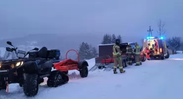 Trudna akcja w górskim terenie
