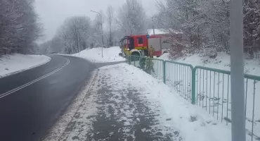 Interwencja OSP Oczków na DW 948