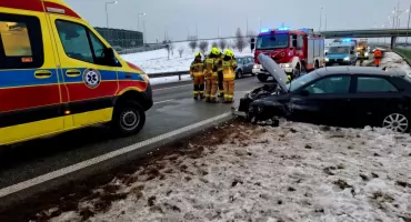 Zdarzenie drogowe na S1 w kierunku Żywca