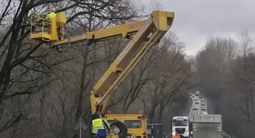Utrudnienia w ruchu na ul. Krakowskiej w Żywiec – ruch wahadłowy przy moście na Moszczance