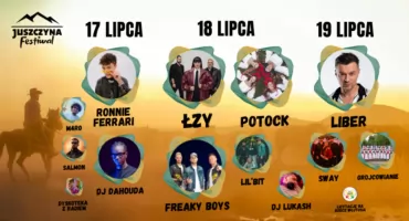 Juszczyna Festiwal 2026: znamy pełen rozkład jazdy. Bilety już w sprzedaży!