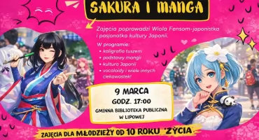 Fascynujący świat Japonii w Lipowej: Darmowe warsztaty - Sakura i Manga dla młodzieży