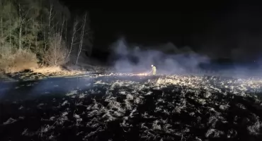 Dwie interwencje strażaków z OSP Lipowa przy pożarach traw