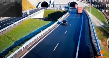 Niebezpieczny manewr na S1 w Lalikach. Kierowca jechał pod prąd