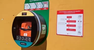 Trzeci defibrylator AED w Rycerce Górnej