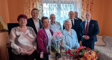 Pani Karolina Faber świętuje setne urodziny w Gminie Lipowa