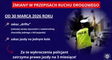 Nowe przepisy drogowe od 2026 roku zakazują driftów na publicznych ulicach