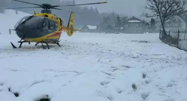 Akcja ratunkowa z udziałem LPR w powiecie żywieckim ratuje życie kobiety