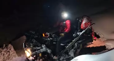 Nocna akcja ratunkowa GOPR na Babiej Górze ratuje wyczerpanego turystę