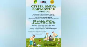 Wielkie sprzątanie w gminie Łodygowice. Dołącz do akcji „Eco Porządki”