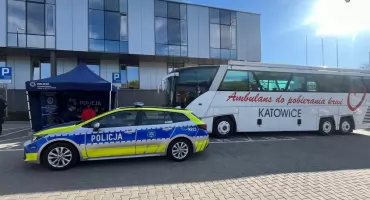 Bielsko-Biała walczy o życie podczas akcji honorowego krwiodawstwa przy policji