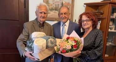 65 lat razem w Żywcu Jubilaci Państwo Jurów świętują wyjątkowy jubileusz małżeństwa
