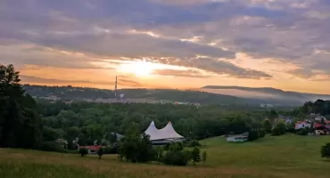 Utrudnienia na ulicy Grojec w Żywcu podczas budowy nowego węzła przesiadkowego