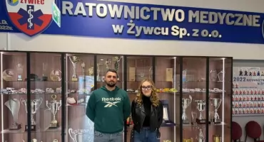Żywieccy ratownicy medyczni na ważnych zawodach w Katowicach