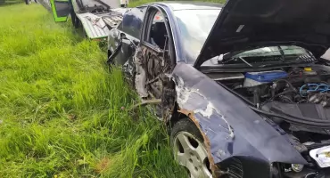 Dramatyczna kolizja na Jana Kazimierza strażacy zabezpieczali miejsce wypadku
