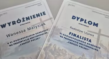 Uczniowie ZSB-D Żywiec z wyróżnieniem w ogólnopolskim konkursie historycznym