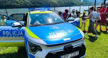 Bezpieczne wakacje nad wodą i na drodze w Międzybrodziu Żywieckim