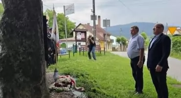 Pamięć żywa w Rajczy uroczystość dla mjr Ludwika Szymańskiego