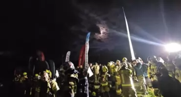 Ponad 2000 strażaków wspiera honorowe dawstwo szpiku podczas marszu na Śnieżnik