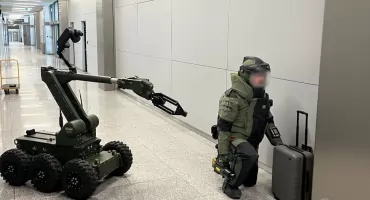 Straż Graniczna interweniuje na lotnisku Kraków Airport z powodu pozostawionej walizki