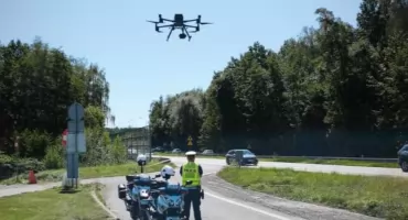 Policyjny dron nad przejściami w Bielsku-Białej. 90 wykroczeń
